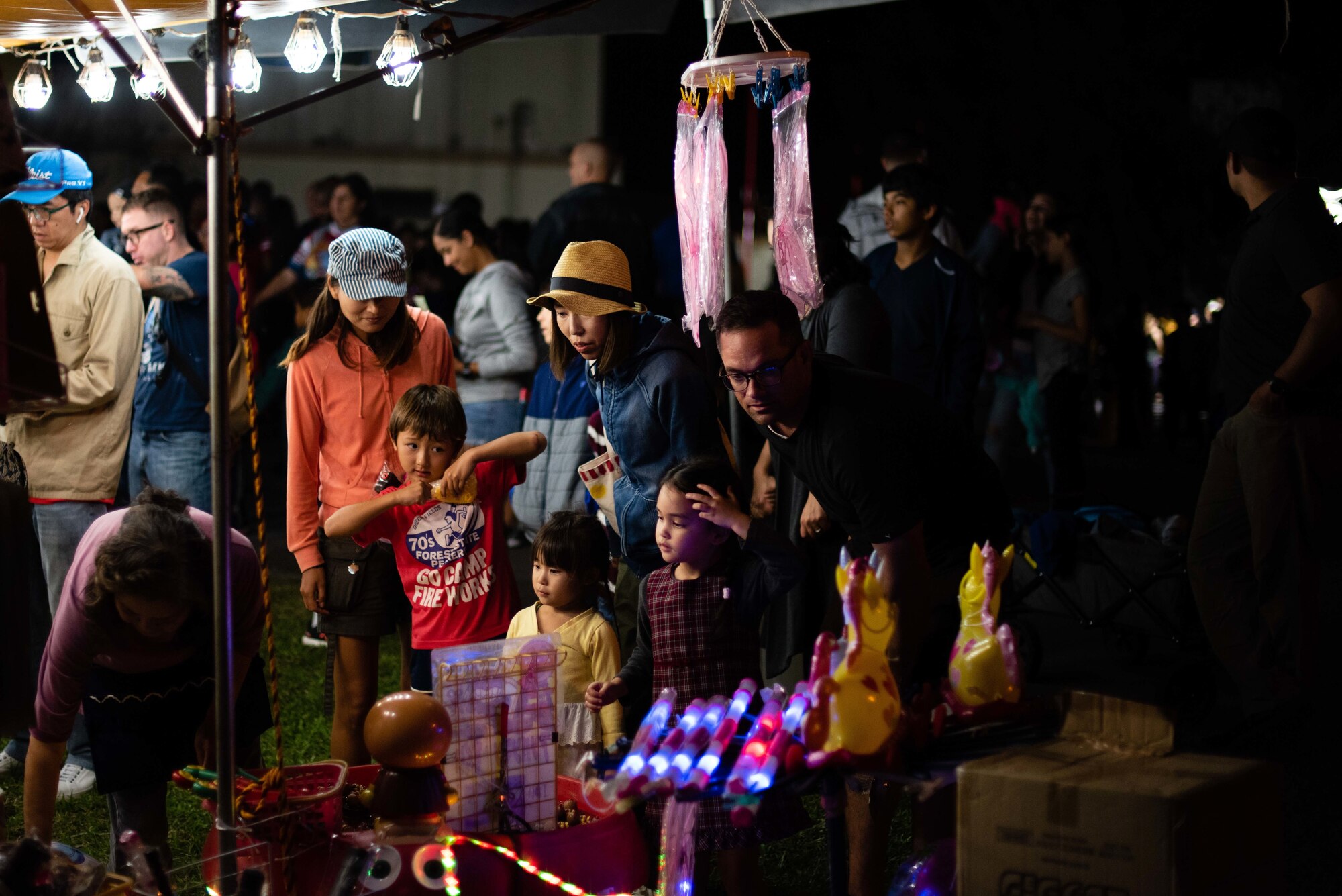 Okinawan families celebrate holiday season with Team Kadena during Tinsel Town