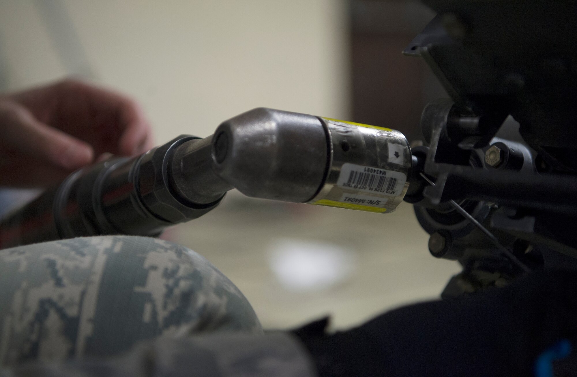 The UAL holds three belts of munitions each containing 515 rounds of ammunition. This prepares ammunition for target practice and any real-life situations that may occur.