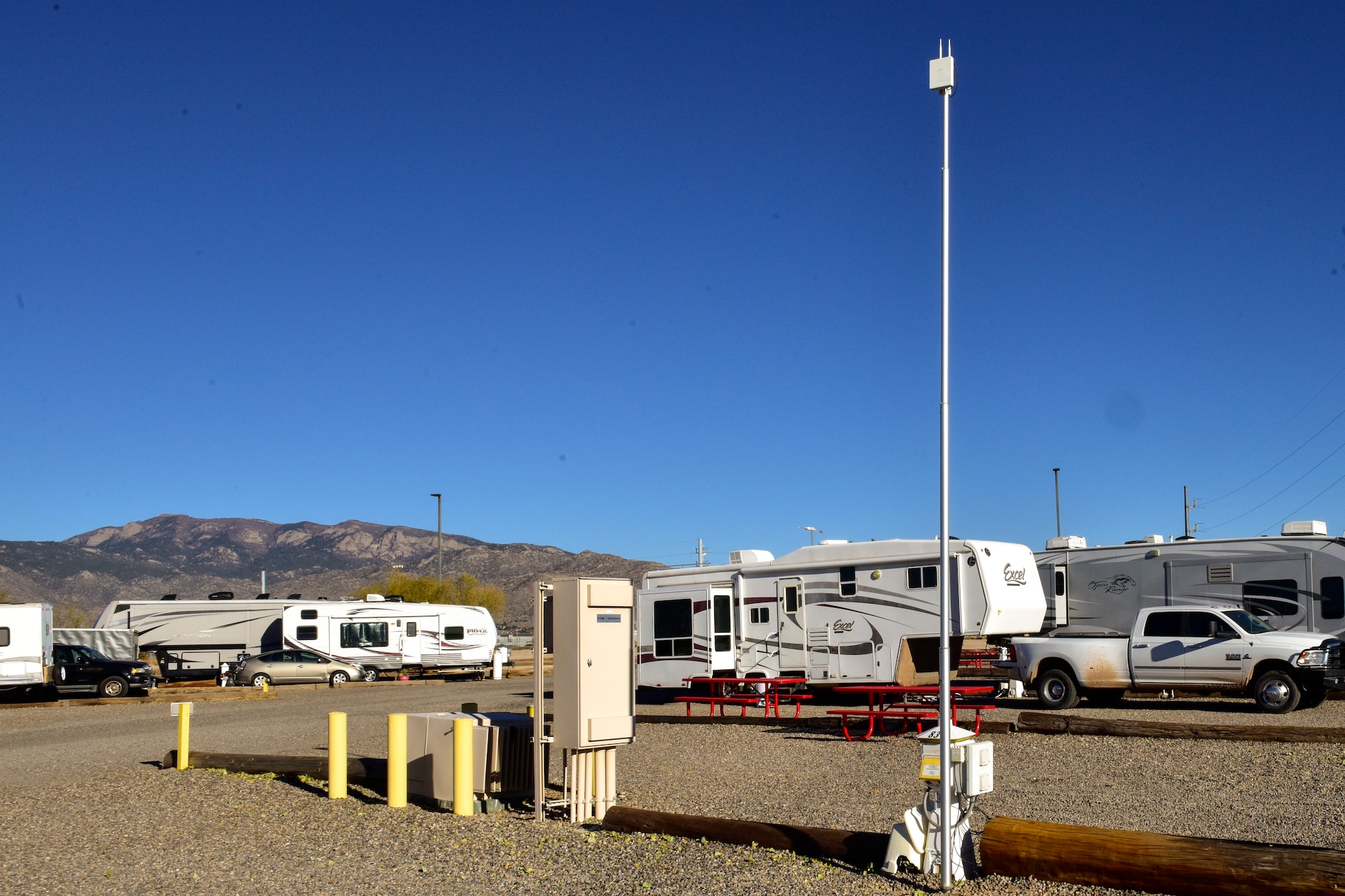 Kirtland's Family Camp Ground, located on the base's east side, is undergoing a series of rennovations and upgrades. (U.S. Air Force photo by Airman 1st Class Austin J. Prisbrey)