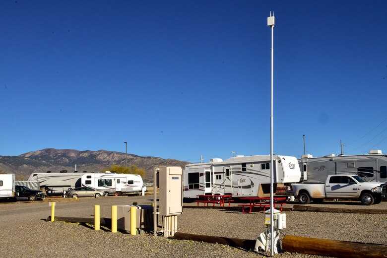 Park RVs, recreational vehicles in authorized areas only > Kirtland Air