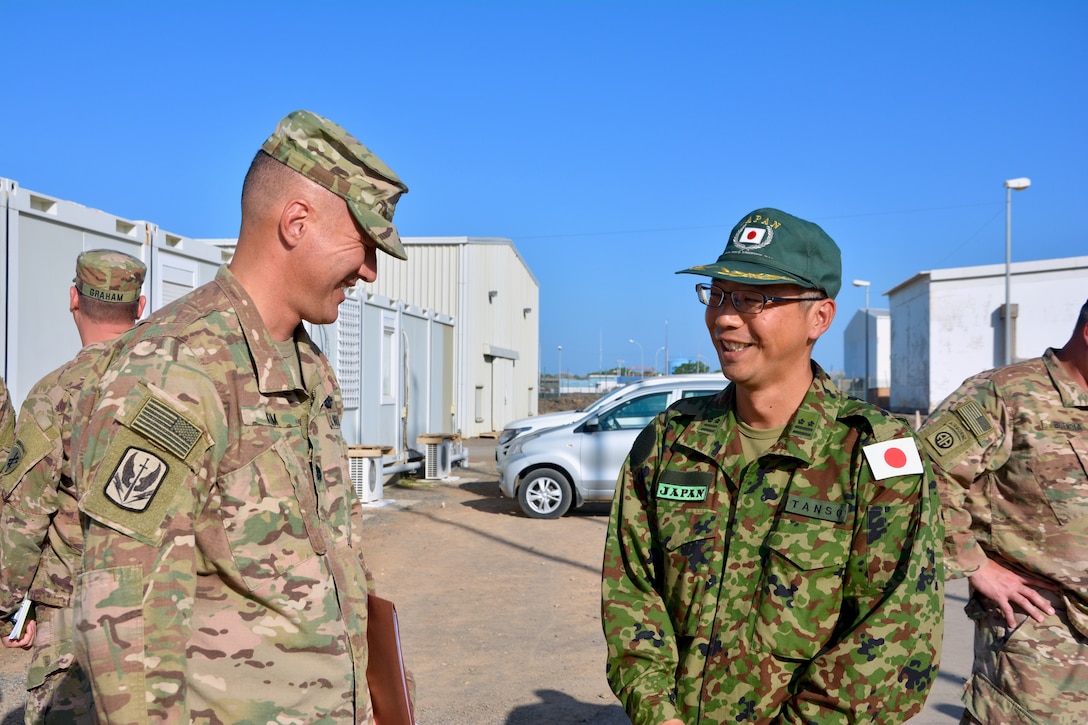 Japanese leadership express interest in enhancing strategic partnership with U.S. forces in Horn of Africa