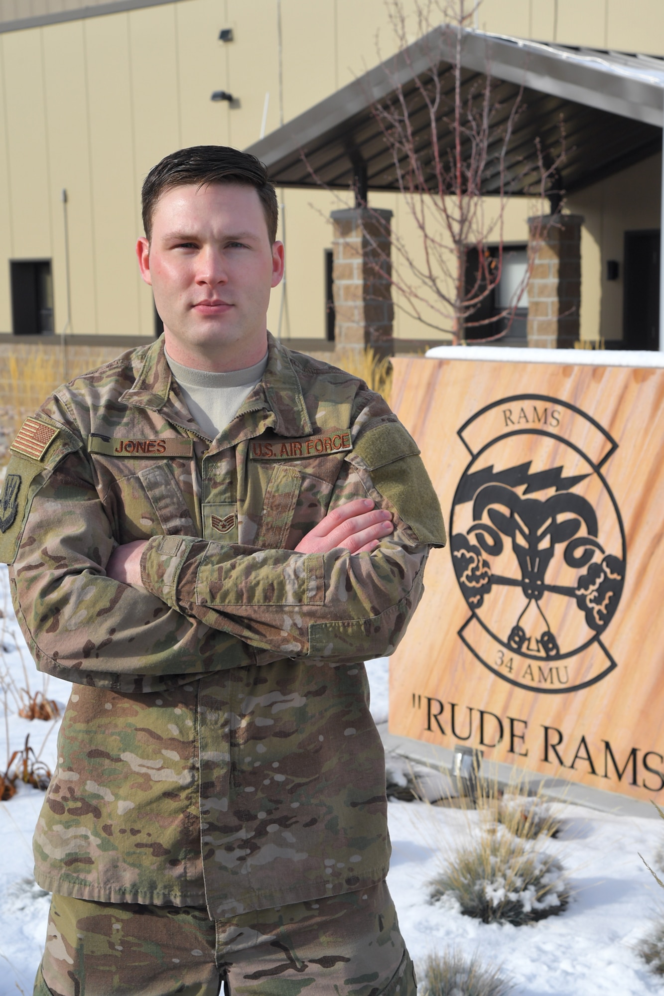 Staff Sgt. Jordan Jones, an F-35A crew chief with the 34th Aircraft Maintenance Unit, was recently recognized as a Top 3 Superior Performer. The Top 3 recognizes Airmen from Team Hill who have demonstrated outstanding performance. (U.S. Air Force photo by Todd Cromar)