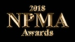Gold letters on a black background that say: 2018 NPMA Awards.