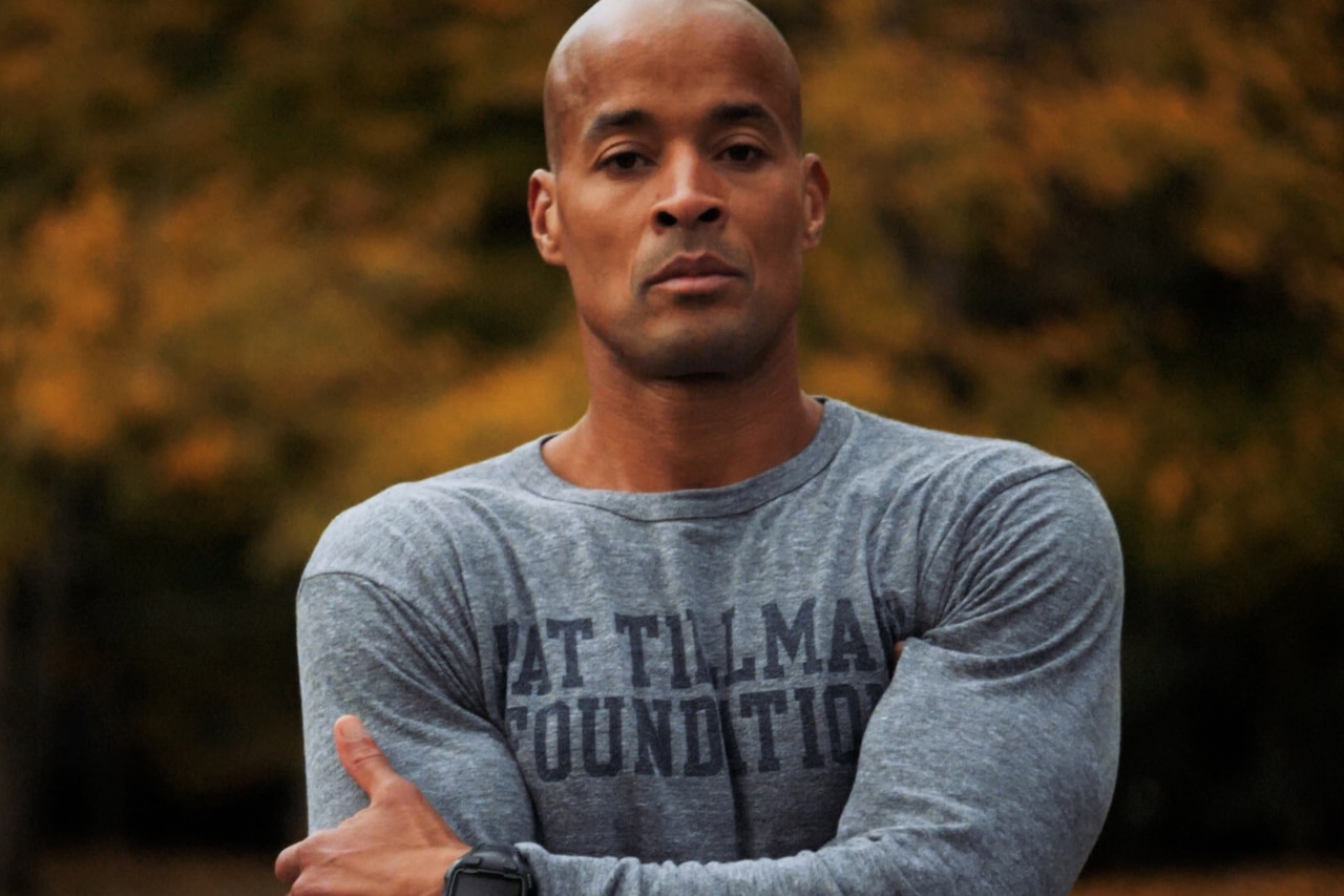 David Goggins before his morning run.