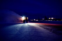 Snowfall data is displayed on a board at the 354th Civil Engineer Squadron heavy vehicle equipment shop Dec. 6, 2018 at Eielson Air Force Base, Alaska. Less than 200 mile from the Arctic Circle, Eielson Air Force Base is one of the northern most installations in the service. (U.S. Air Force photo by Tech. Sgt. Jerilyn Quintanilla)