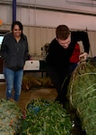 Specialist Barbar Fretto, with the Army Reserve and her husband Nicholas, an Army cadet, look for tree a to celebrate their first Christmas as husband and wife during the Trees for Troops event at Joint Base San Antonio-Randolph, Texas, Dec. 7, 2018. Trees for Troops has impacted many families and individuals.