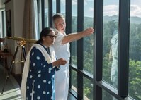 Commander, U.S. Indo-Pacific Command, Adm. Phil Davidson, meets with India’s Minister of Defence, Nirmala Sitharaman, at USINDOPACOM headquarters. India and the U.S. are global partners in defense and security and are working together to assure a free and open Indo-Pacific.