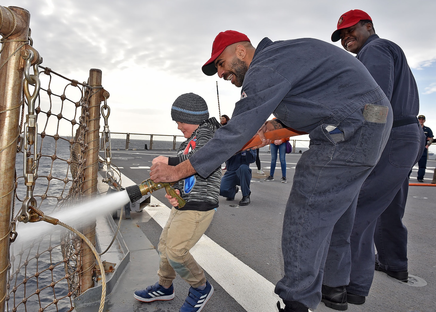 Blue Ridge/C7F Team Hosts Friends, Family for Cruise