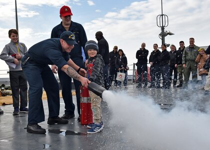 Blue Ridge/C7F Team Hosts Friends, Family for Cruise