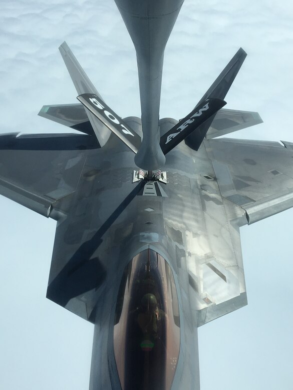 Reservists Refuel Tyndall F 22 Raptor Following Hurricane