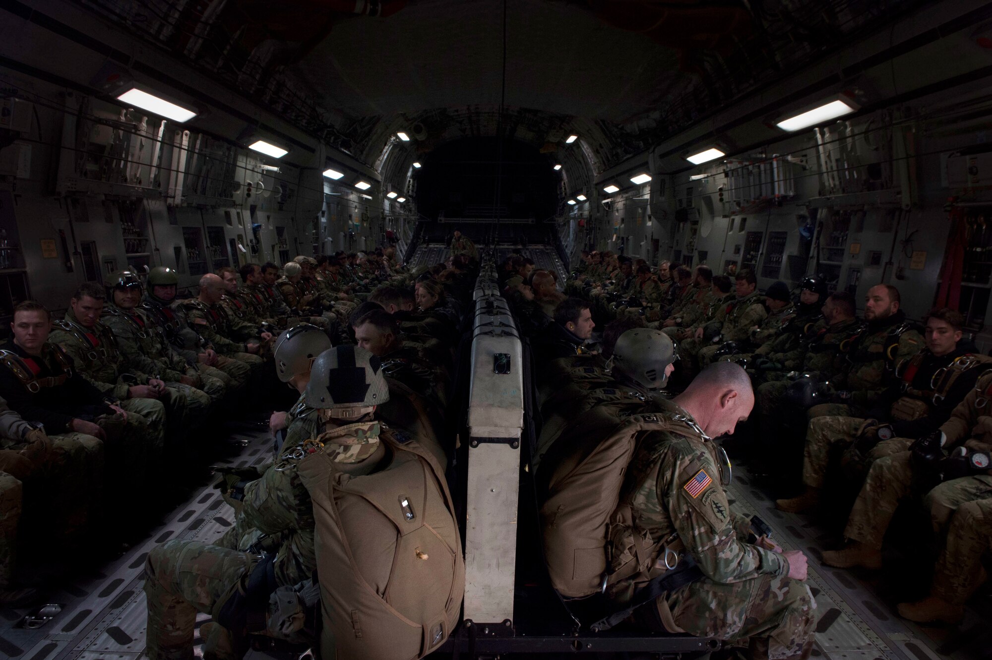 people waiting in a plane