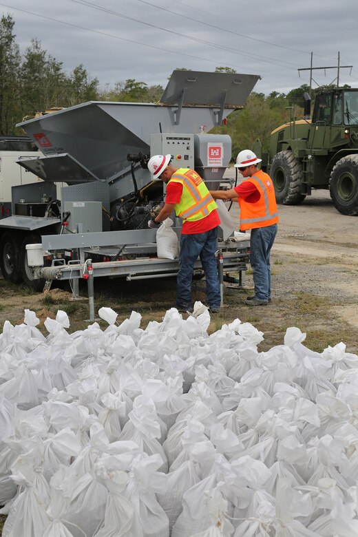 Filling Sandbags for Georgetown County