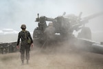 Honduran soldiers perform a weapons demonstration during Artillery Day at Zambrano, Dec. 4, 2018.