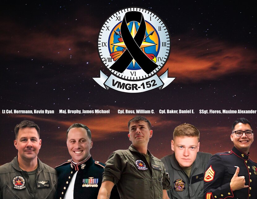 MARINE CORPS IDENTIFIES NAMES OF DECEASED MARINES IN F/A-18 and KC-130  MISHAP > III Marine Expeditionary Force > Press Releases