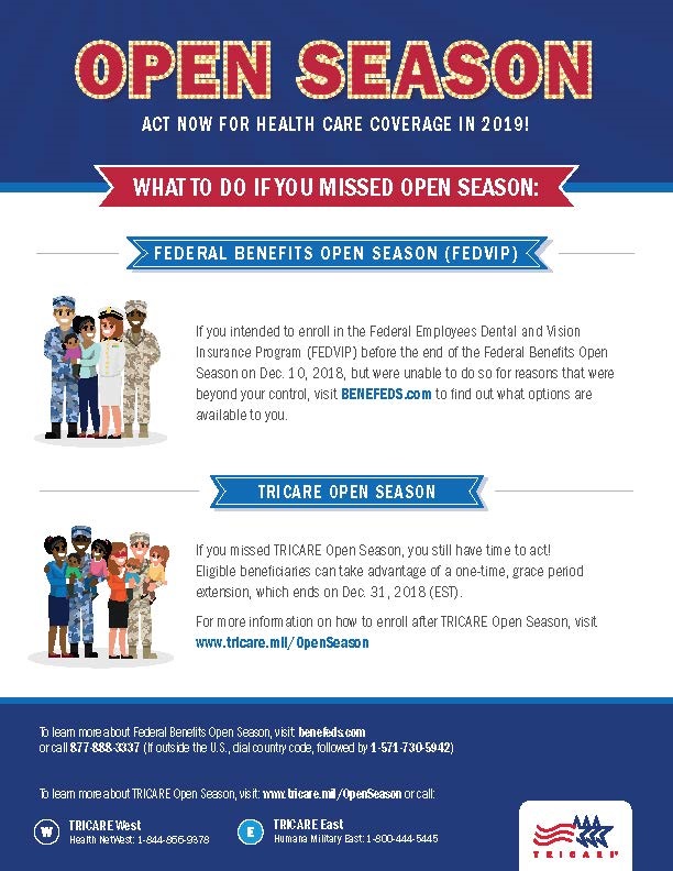 Missed TRICARE Open Season? There's still time to act ...