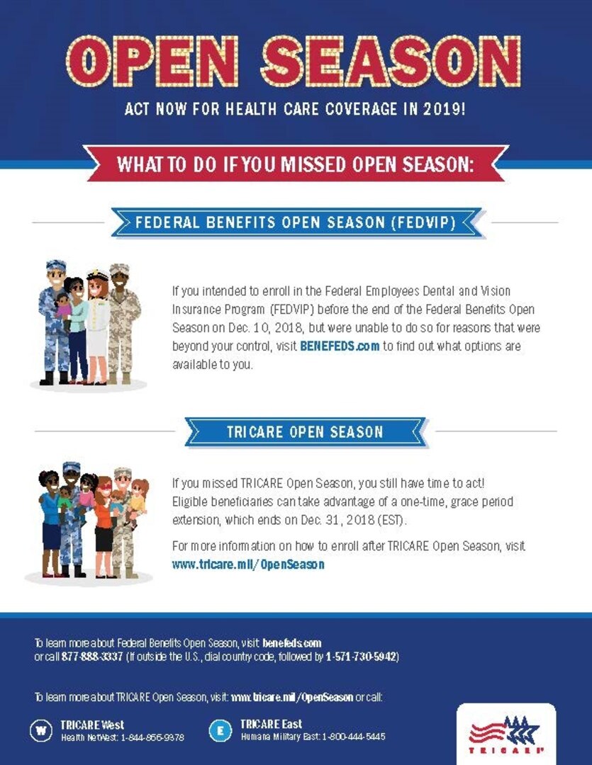 Missed TRICARE Open Season? There’s still time to act! > Joint Base San