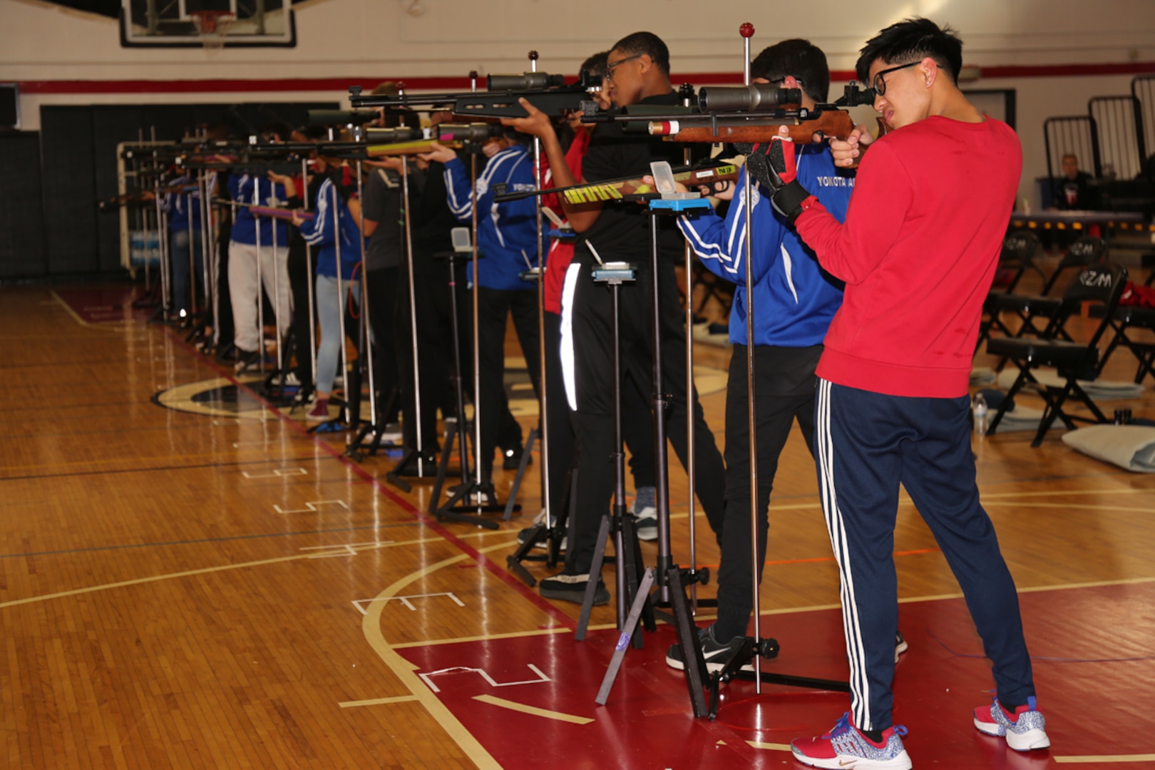 Zama JROTC Places Second in Pacific East District Air Rifle Competition