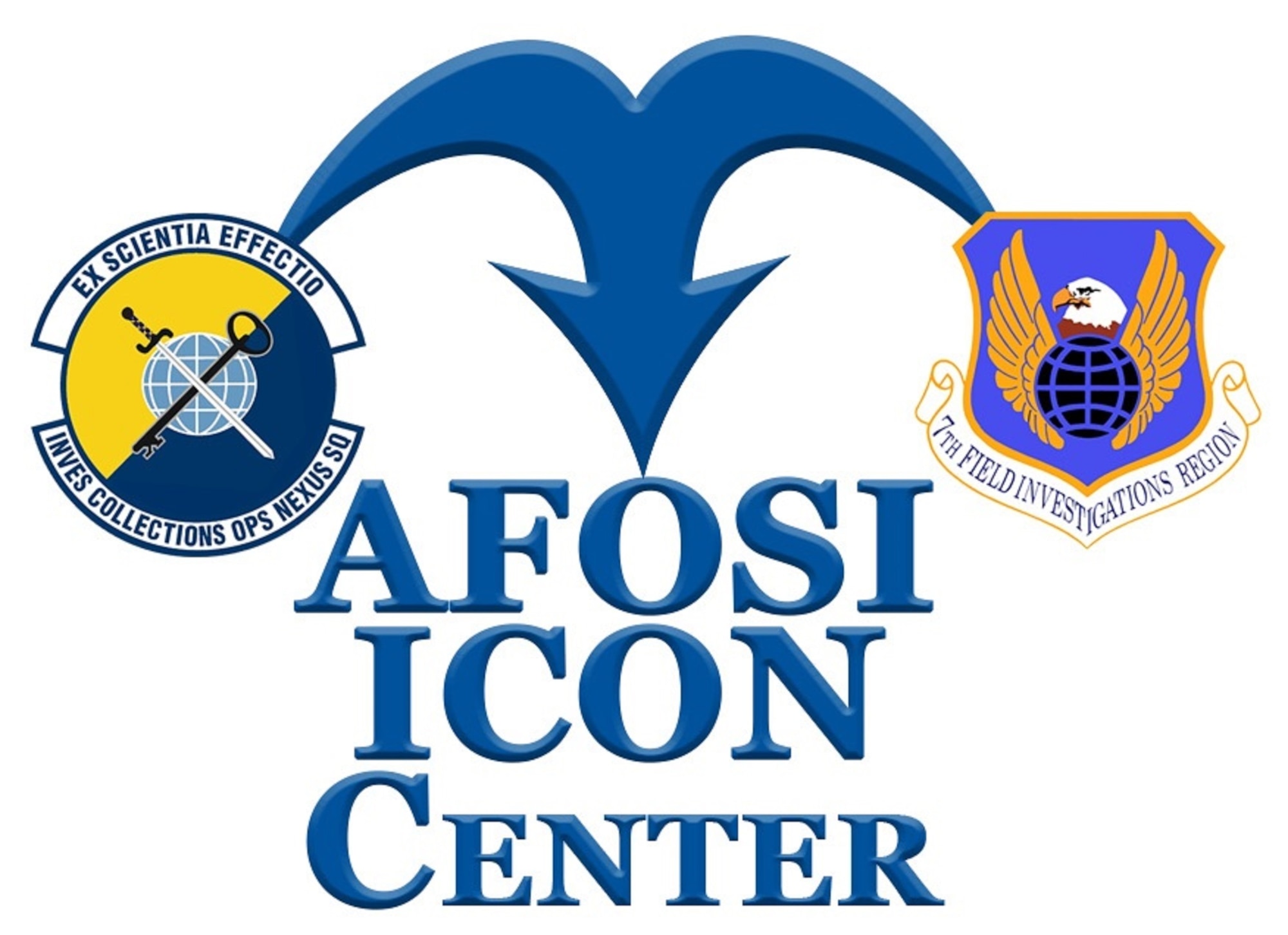 The Air Force Office of Special Investigations, Investigations, Collections and Operations Nexus (ICON) and AFOSI Field Investigations Region 7 merged May 3, 2018, creating a more efficient organization to enhance AFOSI mission effectiveness. One year later the AFOSI ICON Center is hitting its stride executing its mission across the global enterprise. (AFOSI graphic by Mr. Albert Tubbs)