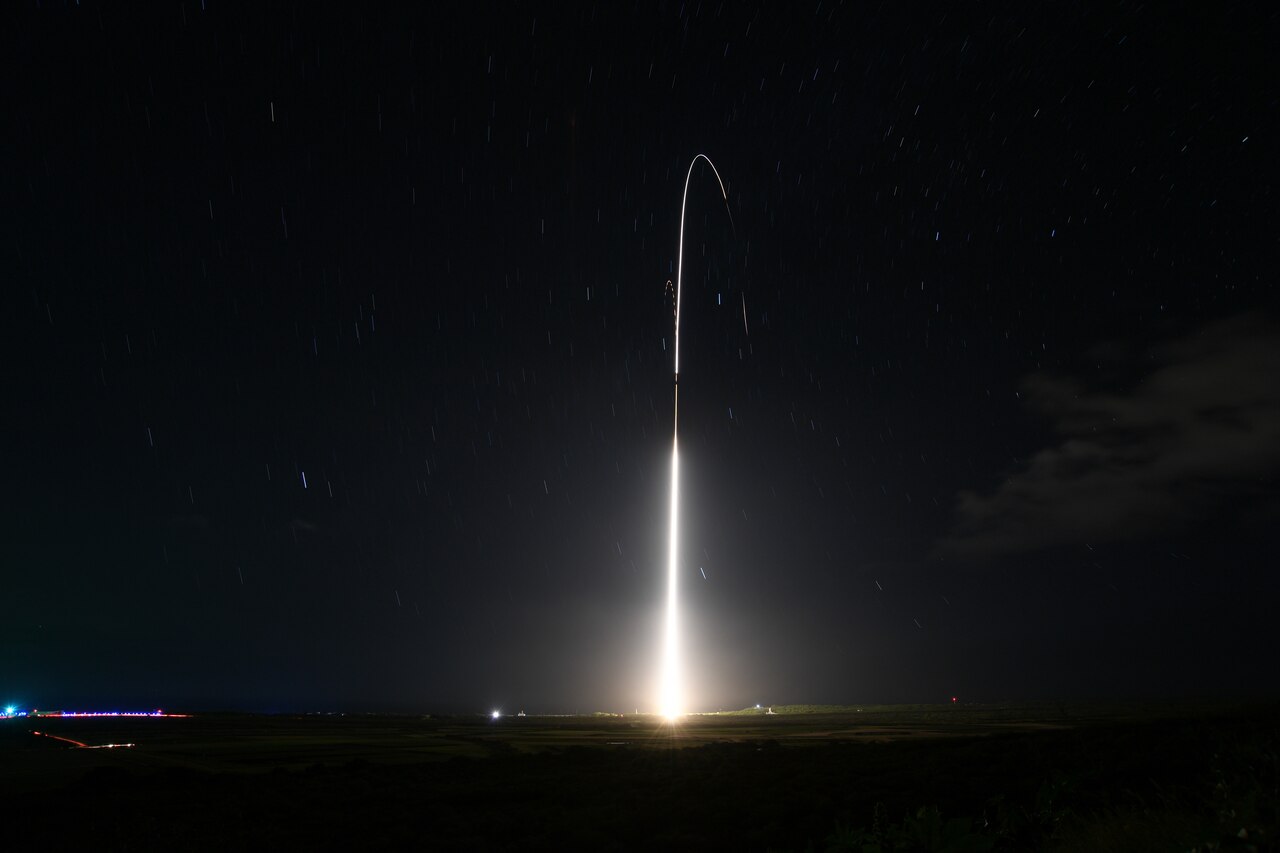 A Standard Missile 3 Block IIA launches.