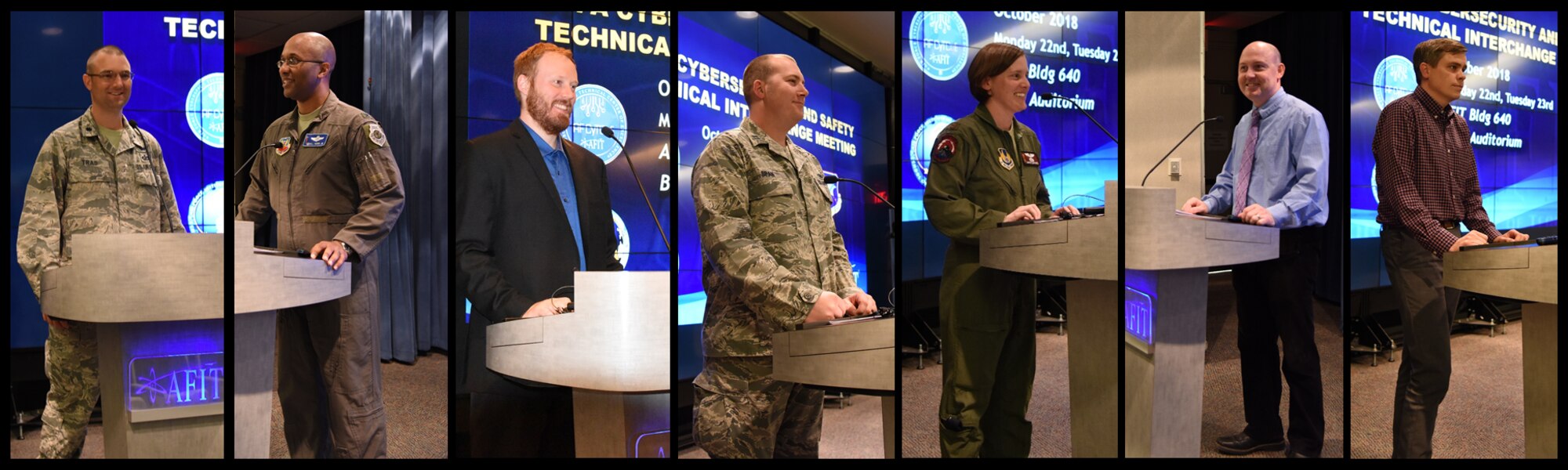 The Air Force Institute of Technology (AFIT) School of Systems and Logistics hosted the first ever System Theoretic Process Analysis (STPA) Cybersecurity and Safety Technical Interchange Meeting (TIM) on 22-23 October 2018. The TIM identified how USAF Program Managers and Engineers can use STPA to manage complex acquisition problems. (U.S. Air Force photo by Mr. Michael Madero)
