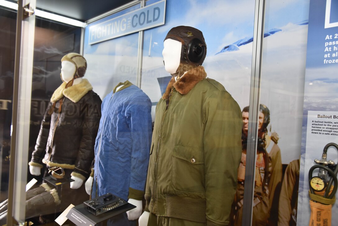 DAYTON, Ohio -- Crippling the Nazi War Machine: USAAF Strategic Bombing in Europe exhibit in the WWII Gallery at the National Museum of the U.S. Air Force. Fighting the cold artifacts.(U.S. Air Force photo)