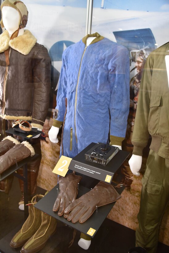 DAYTON, Ohio -- Crippling the Nazi War Machine: USAAF Strategic Bombing in Europe exhibit in the WWII Gallery at the National Museum of the U.S. Air Force. Fighting the cold artifacts.(U.S. Air Force photo)
