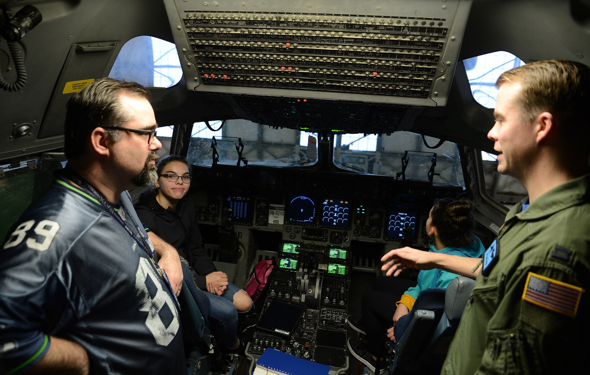 Students from Elk Plain School of Choice visits McChord Field during a Science, Technology, Engineering and Mathematics (STEM) event Dec. 14, 2018 at Joint Base Lewis-McChord, Wash.