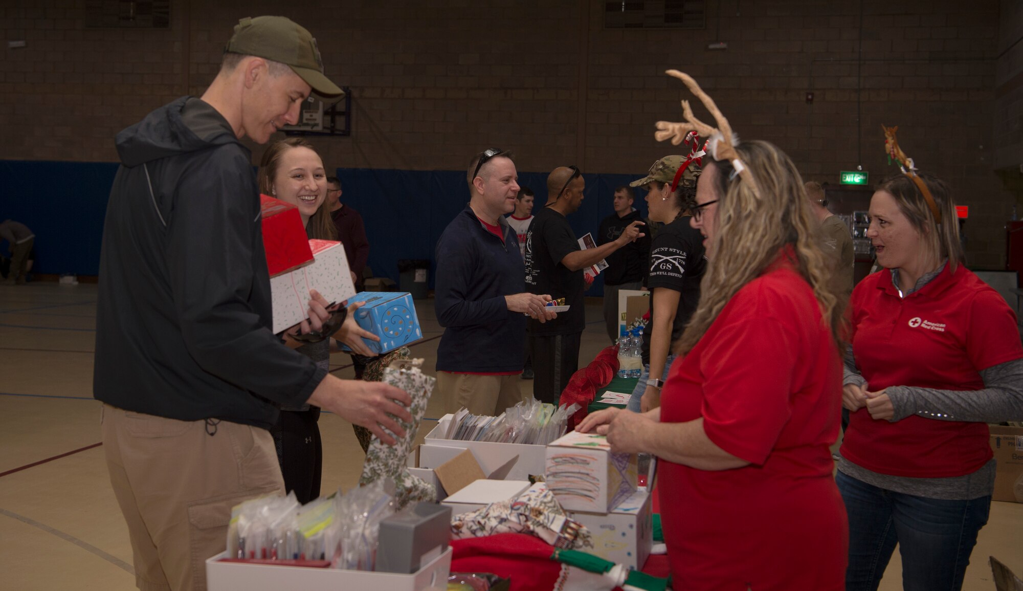 Members participate in 386th AEW Health Fair