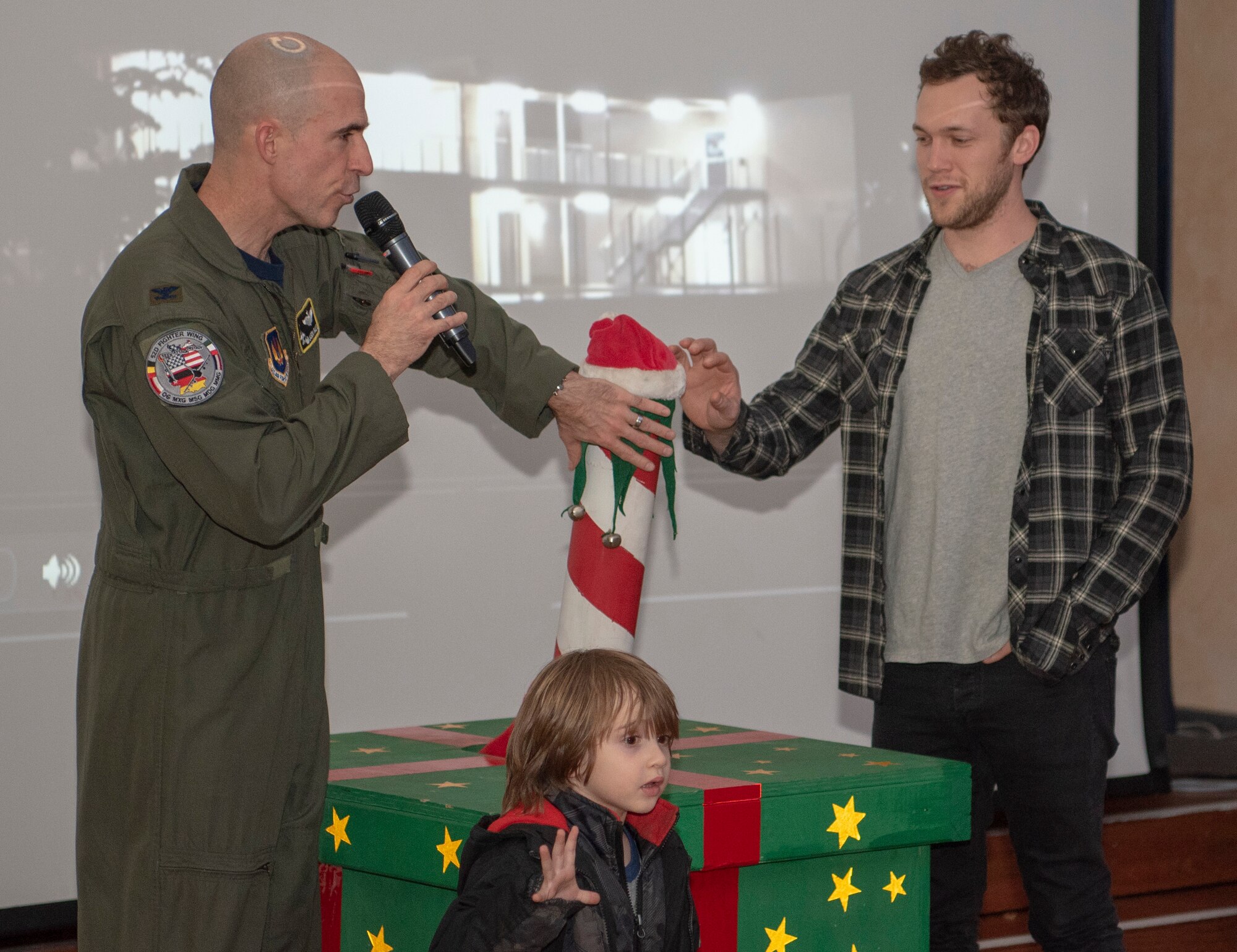 Christmas tree lighting ceremony and holiday celebrations