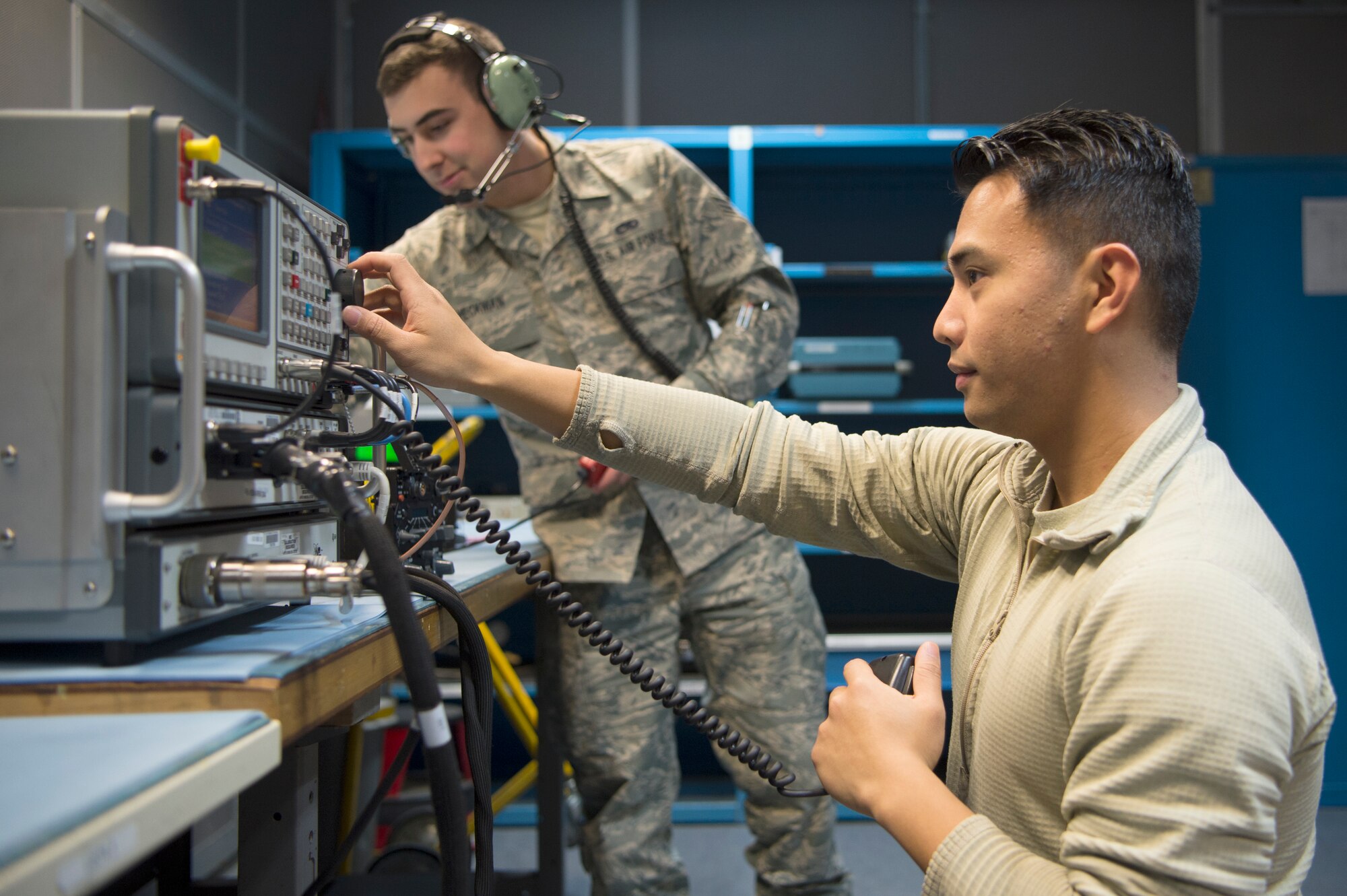 These radios are used in aircraft for pilots to communicate with each other, the control tower, and grounded aircraft.