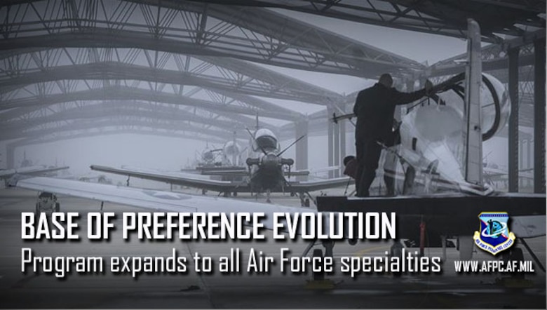 Base of Preference Evolution; Program expands to all air force specialties