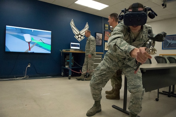 359th TRS Det. 1 installs 3D VR paint booth trainer