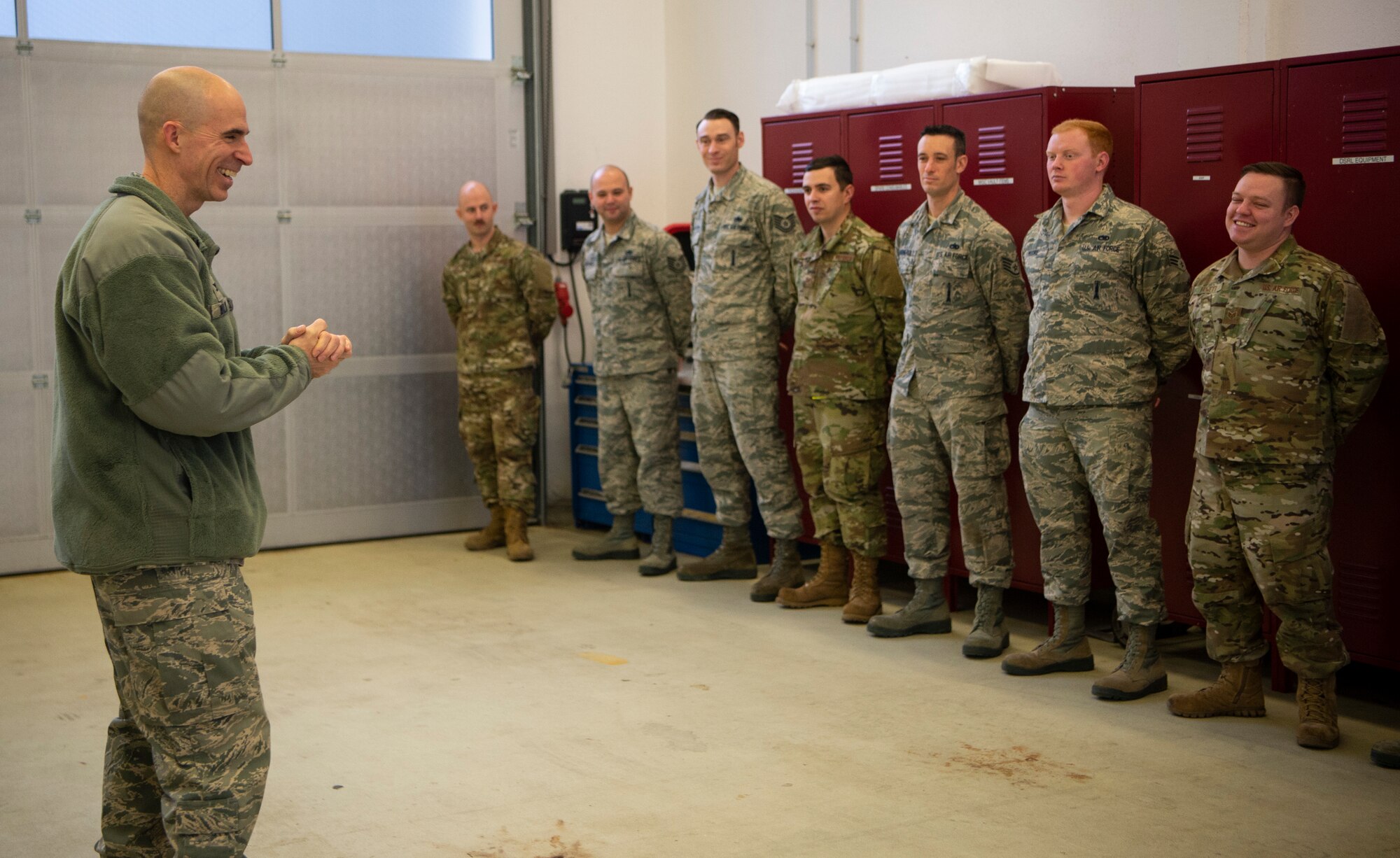 52nd Fighter Wing commander visits Buechel Air Base