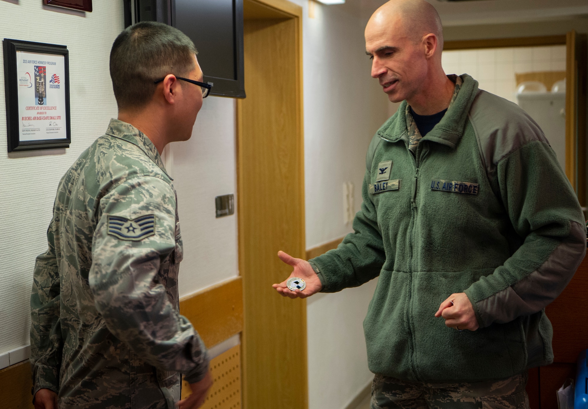 52nd Fighter Wing commander visits Buechel Air Base