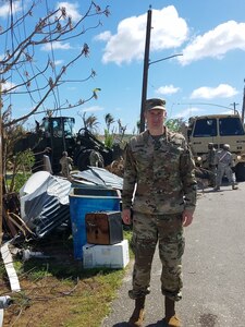 Army Reserve Soldier supports Emergency Operations after Super Typhoon Yutu