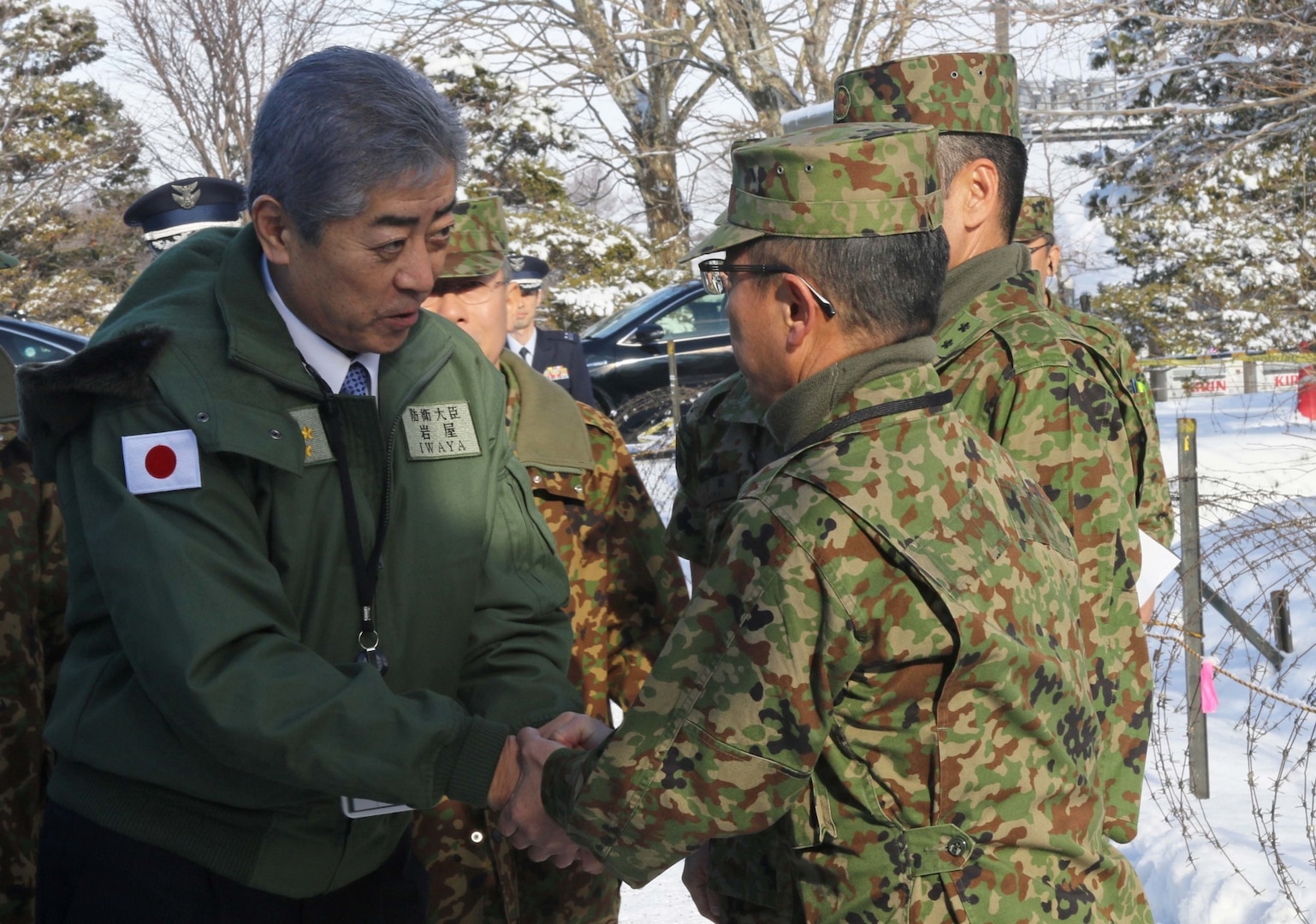 Japan Minister of Defense visits Yama Sakura 75