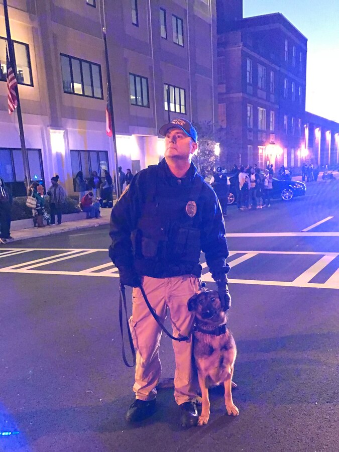 For the 28th consecutive year in a row, Marines joined City of Albany officials by leading the Celebration of Lights Parade in downtown Albany, Ga., Dec. 15.