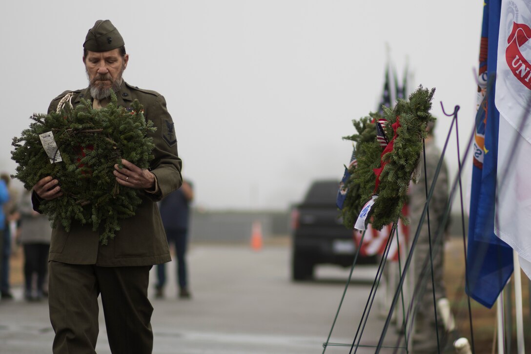 Members of SJAFB, Goldsboro community participate in Wreaths Across America