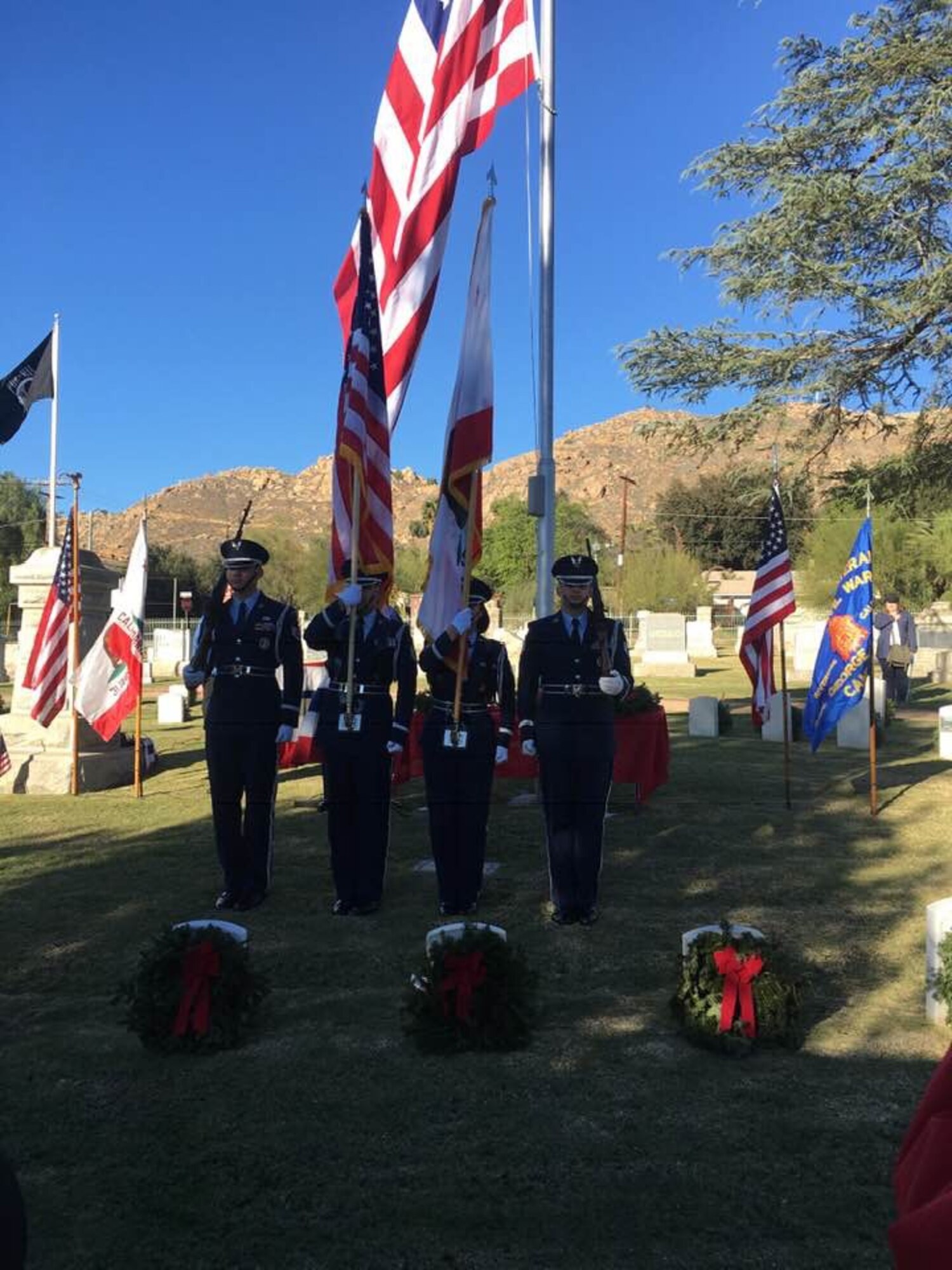 Team March Participates in Wreaths Across America
