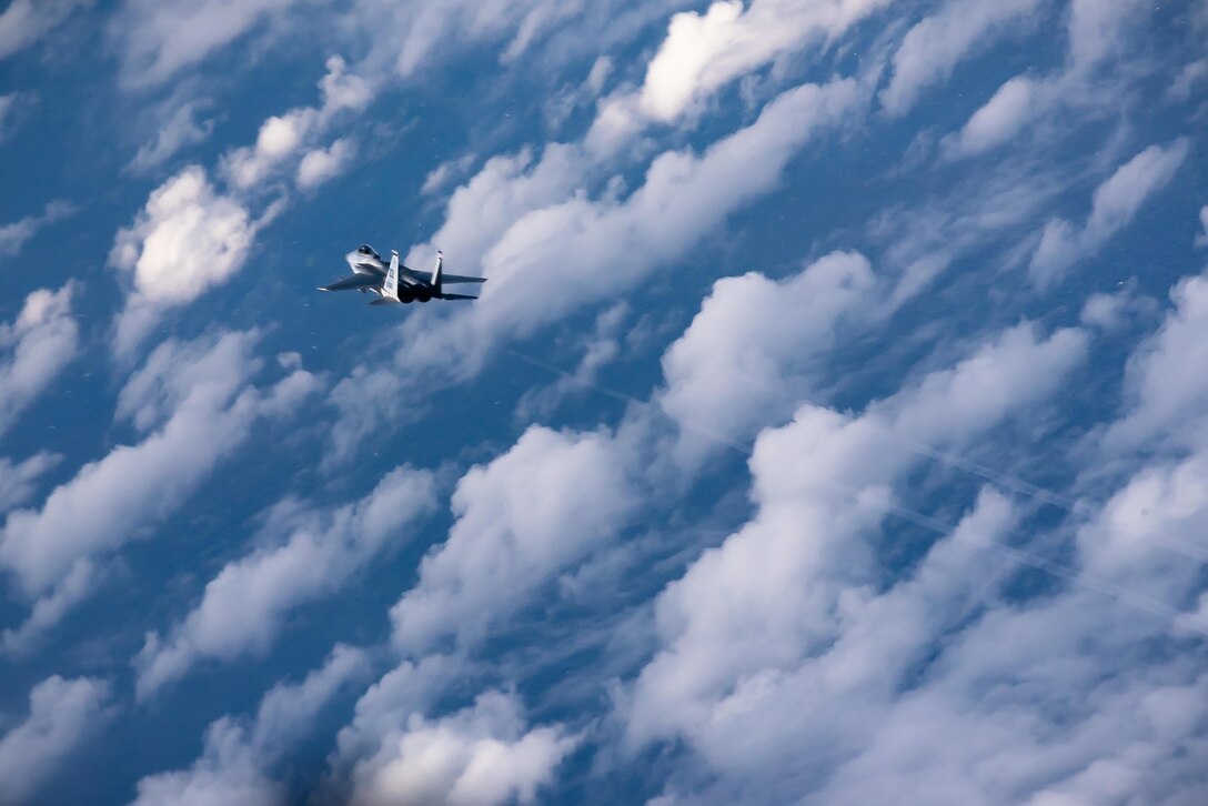 Kadena Eagles Soar Over East China Sea