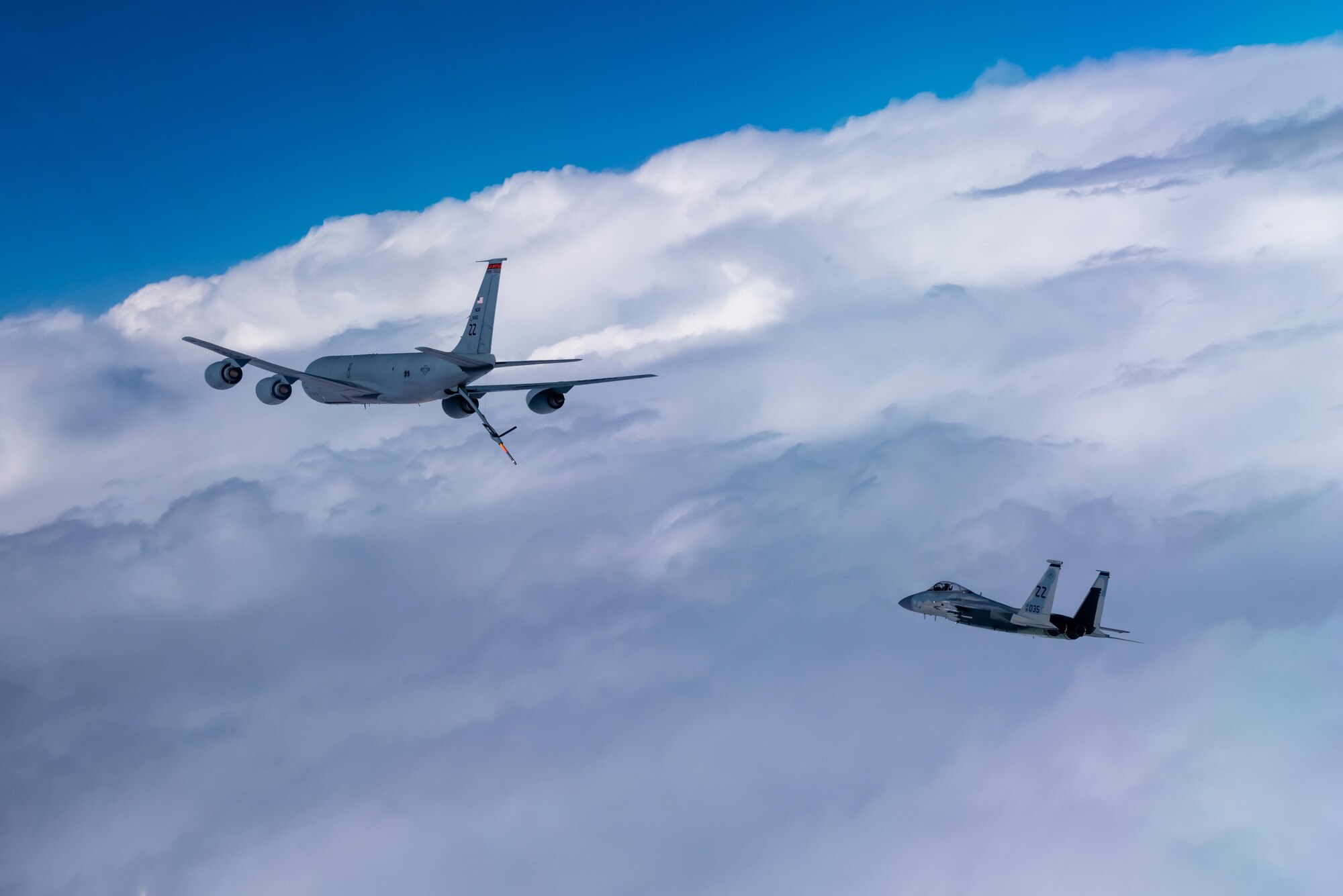 Kadena Eagles Soar Over East China Sea