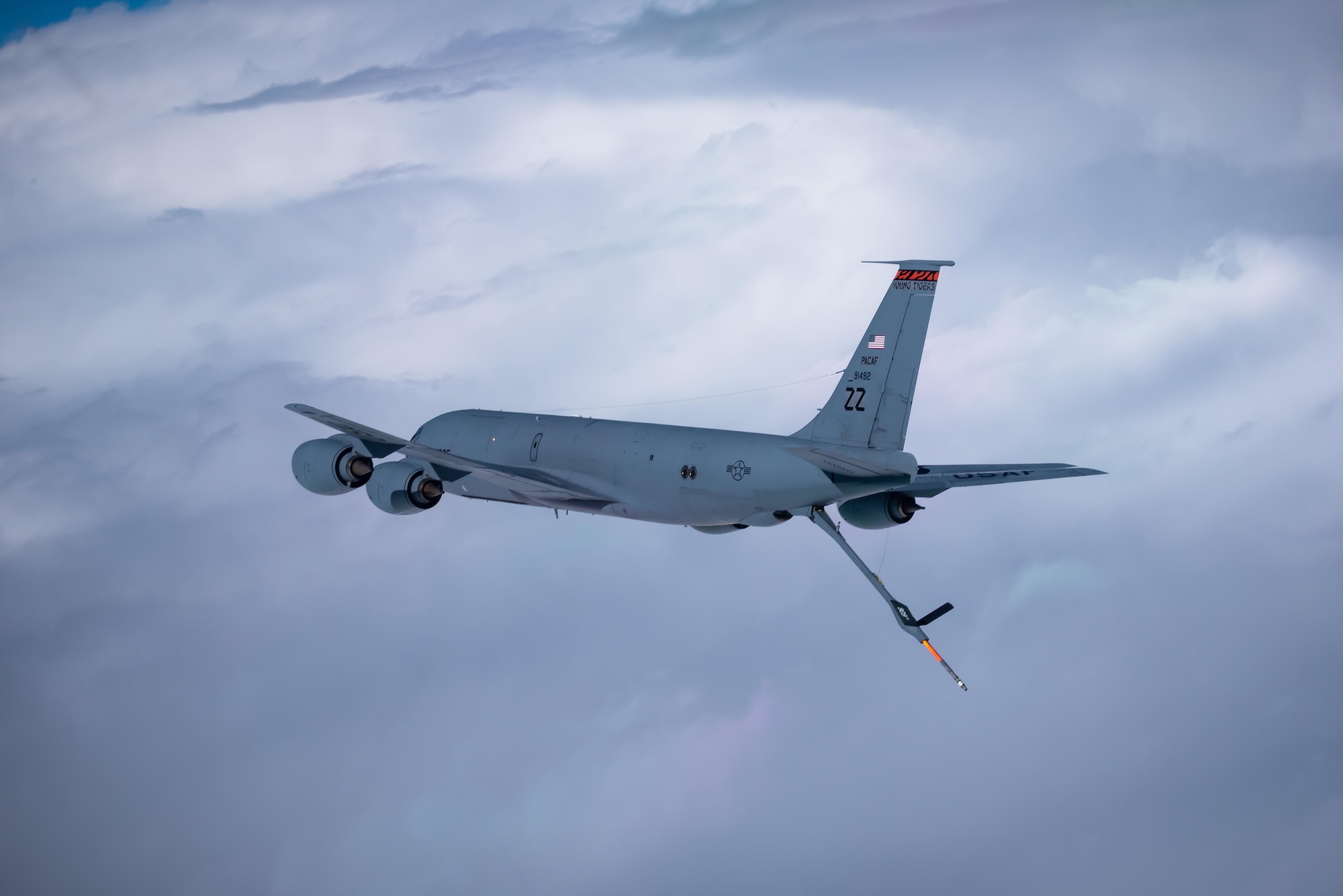 Kadena Eagles Soar Over East China Sea