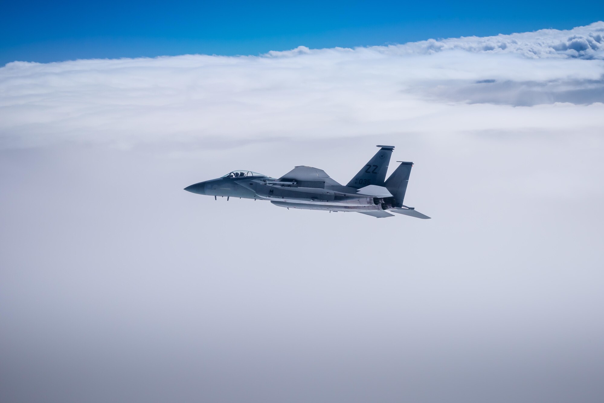 Kadena Eagles Soar Over East China Sea