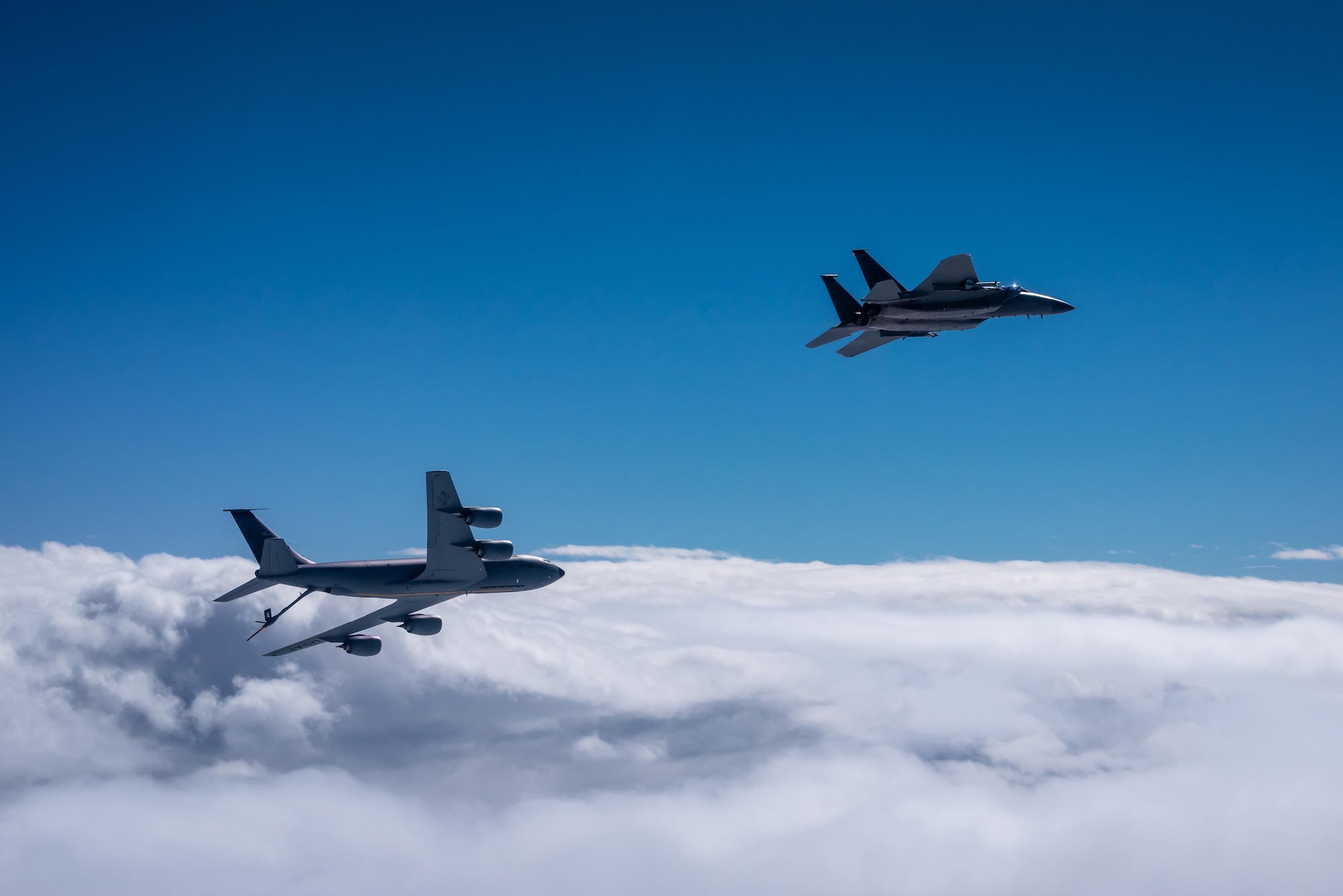 Kadena Eagles Soar Over East China Sea