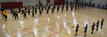 To commemorate the event which drove the nation into World War II, the recovering service members and supporting staff at the Joint Base San Antonio Warrior Transition Battalion conducted a unified physical training event to commemorate the 77th Pearl Harbor anniversary at the Fitness Center at the Medical Education and Training Campus Dec. 7, 2018.