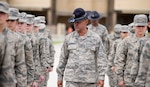 Air Force basic military training trainees listen closely to Military Training Instructor Master Sgt. Michael Hernandez, Reserve Citizen Airman with the 433rd Training Squadron, Joint Base San Antonio-Lackland. Attention to detail, discipline and teamwork learned at this stage enabled trainees to succeed and graduate during ceremonies held Dec. 14.