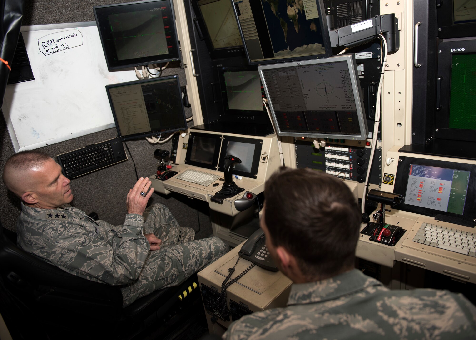 Lt. Gen Steve Kwast tours Holloman AFB