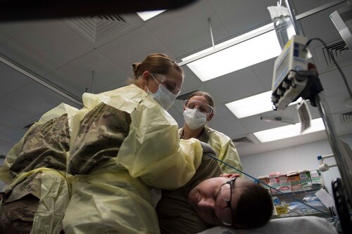 The 455th EMDG is the medical component of Task Force Medical-Afghanistan, providing combat medical services and support to U.S. and coalition forces throughout Afghanistan.