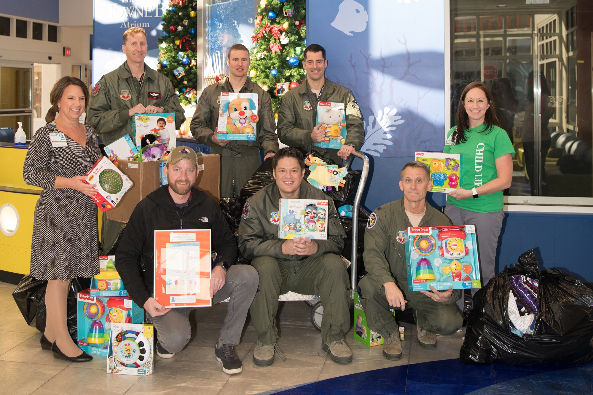 149th Fighter Squadron partners with community to donate toys to local children’s hospital
