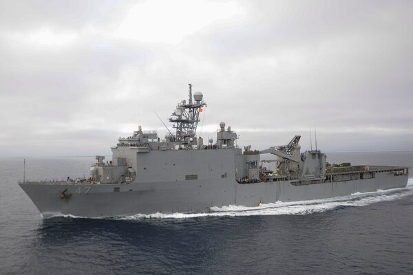 File photo of USS Rushmore (LSD 47)